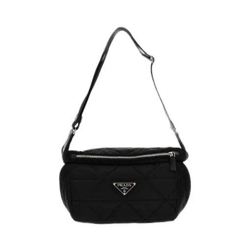 Quilted Triangle-Logo Bag