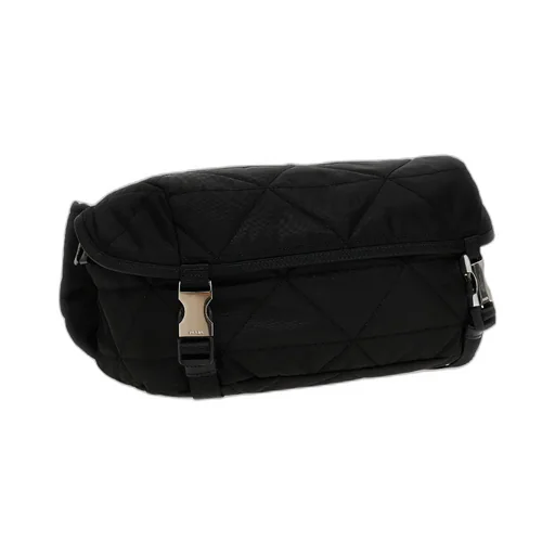 Quilted Triangle-Logo Bag