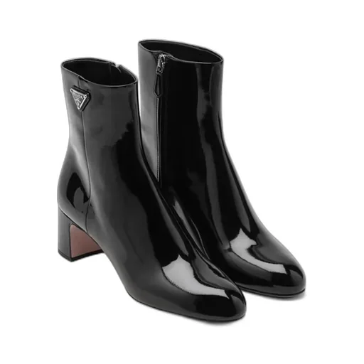 Round Head Zipper Short Boots