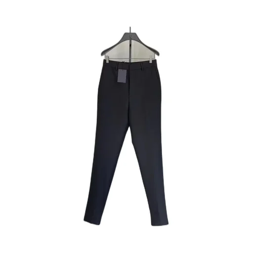 Belt Ring Wool Dress Trousers