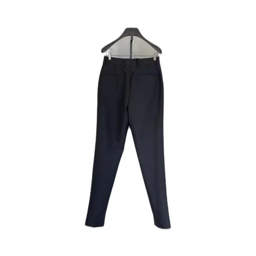 Belt Ring Wool Dress Trousers
