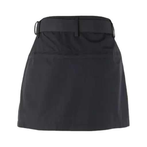 High-Waist Buckled Mini Skirt