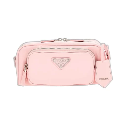 Logo Zipper Crossbody Bag