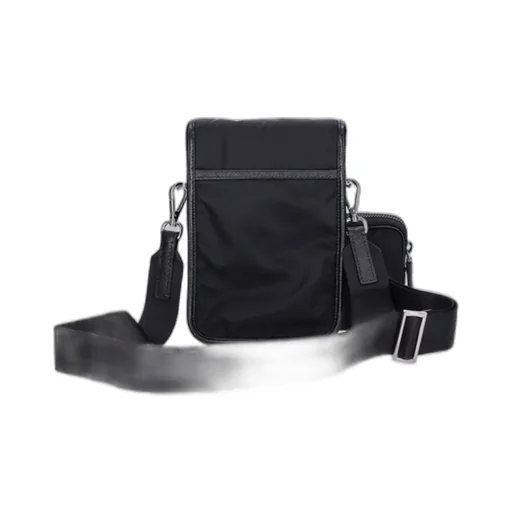 Re-Nylon Flap Messenger Bag