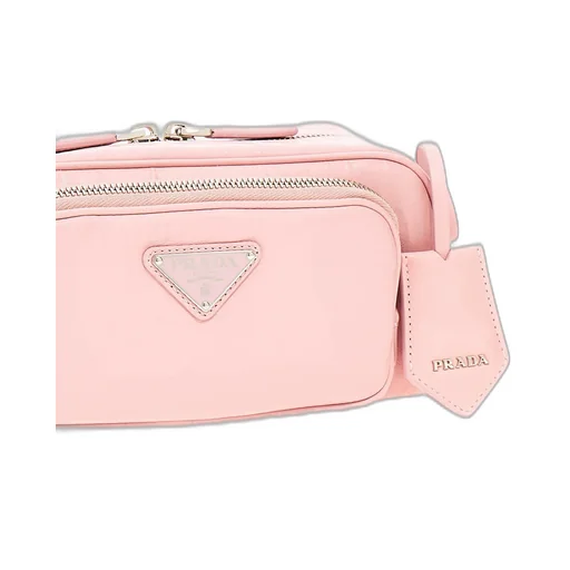 Logo Zipper Crossbody Bag