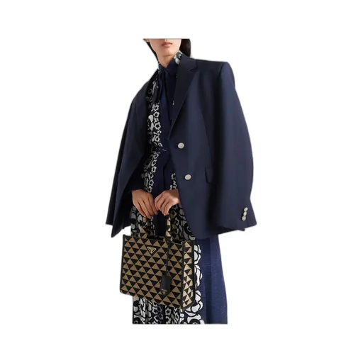 Single Breasted Long-Sleeved Blazer