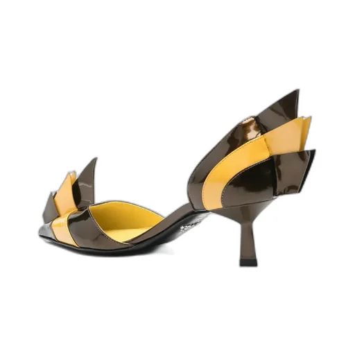 55Mm Leather Pumps