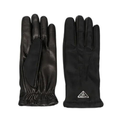Elasticated Cuff Panelled Gloves