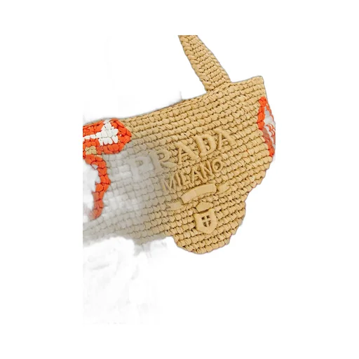 Raffia Floral Tote Bag