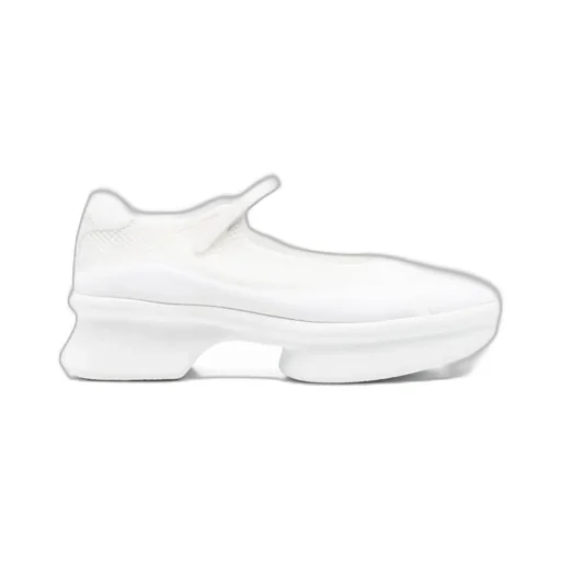 Round-Toe Mesh Ballerinas