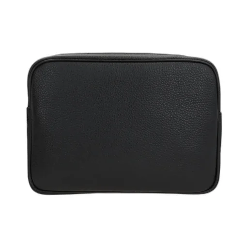 Triangle-Logo Zipped Crossbody Bag
