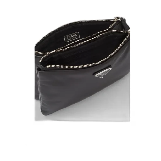 Triangle-Logo Dividable Pouch