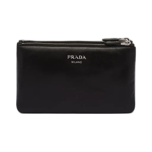 Triangle-Logo Dividable Pouch