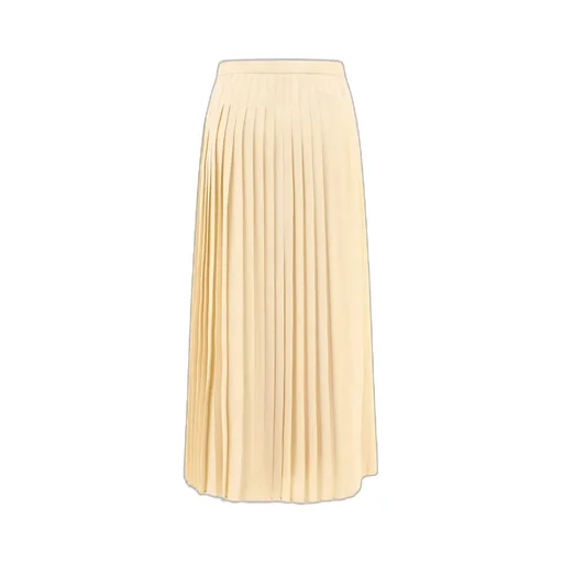 Logo-Jacquard Pleated Skirt