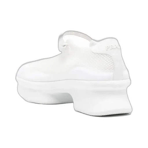 Round-Toe Mesh Ballerinas