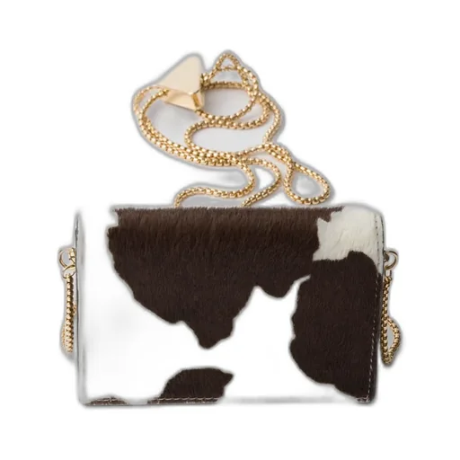 Triangle-Logo Chain-Linked Card Holder