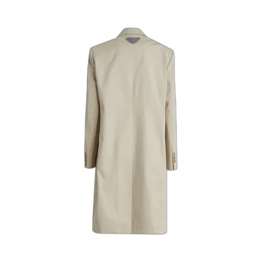 Single-Breasted Long-Sleeved Coat