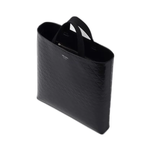 Embossed-Printed Top Handle Bag