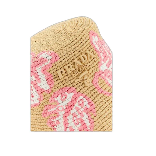 Crochet Floral-Embroidery Bucket Hat