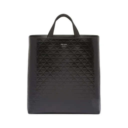 Embossed-Printed Top Handle Bag