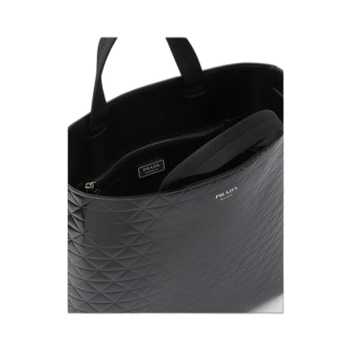 Embossed-Printed Top Handle Bag