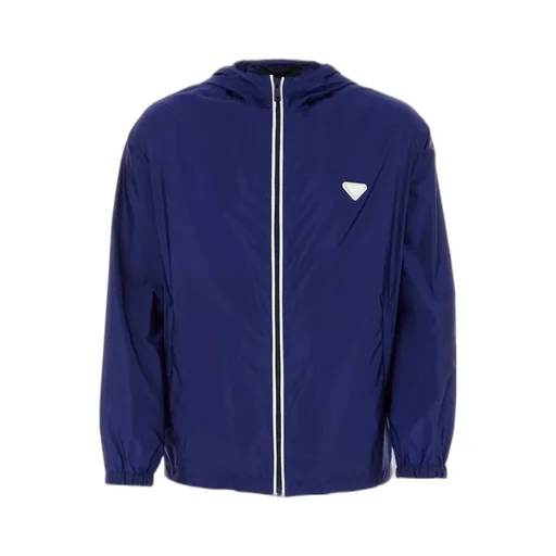 Recycled-Nylon Hooded Windbreaker