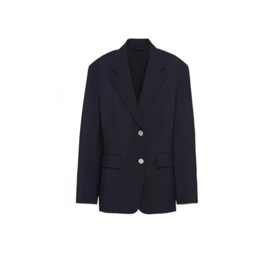 Single Breasted Long-Sleeved Blazer
