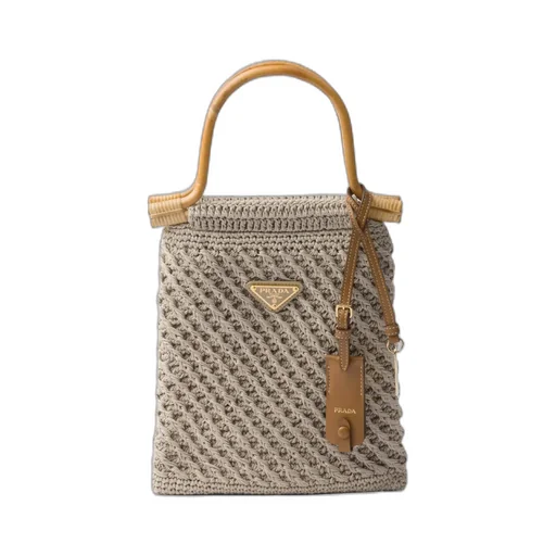 Cotton Crochet Mini-Handbag