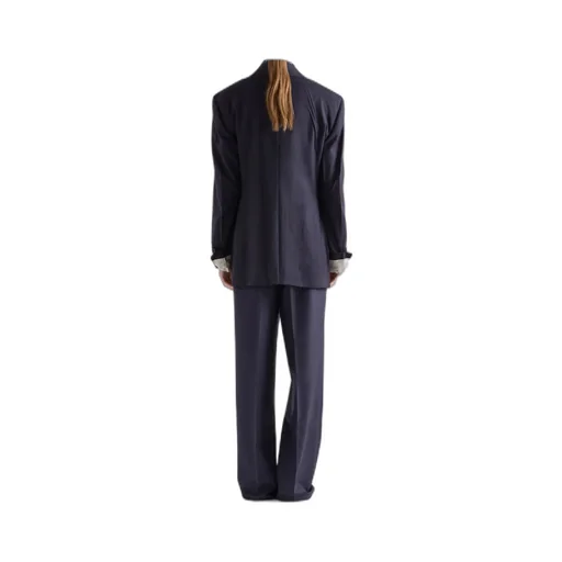 Wool Pinstripe Pants