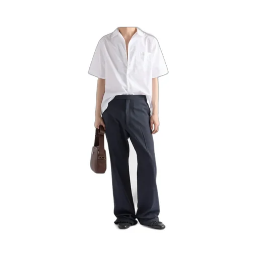 Short-Sleeved Button-Up Shirt