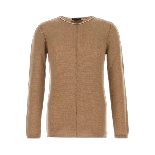 Long-Sleeve Crewneck Knit Sweater