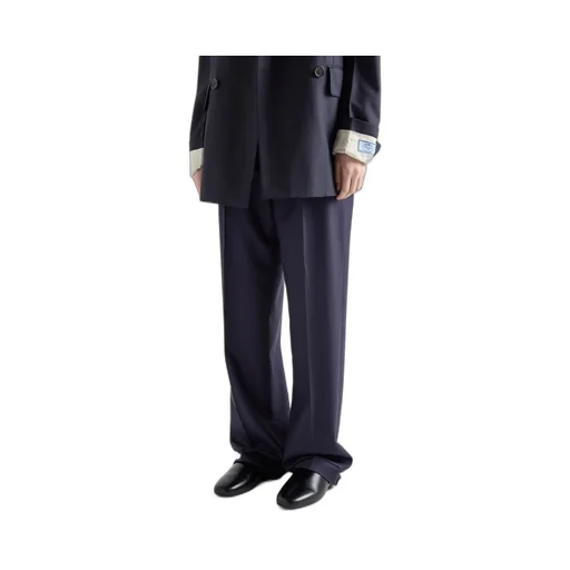 Wool Pinstripe Pants