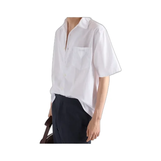Short-Sleeved Button-Up Shirt