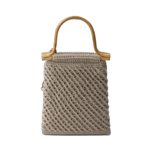 Cotton Crochet Mini-Handbag