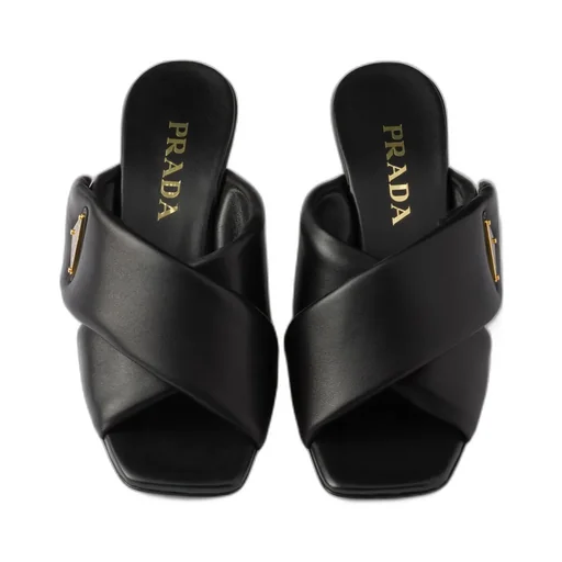 Padded Nappa Leather Sandals