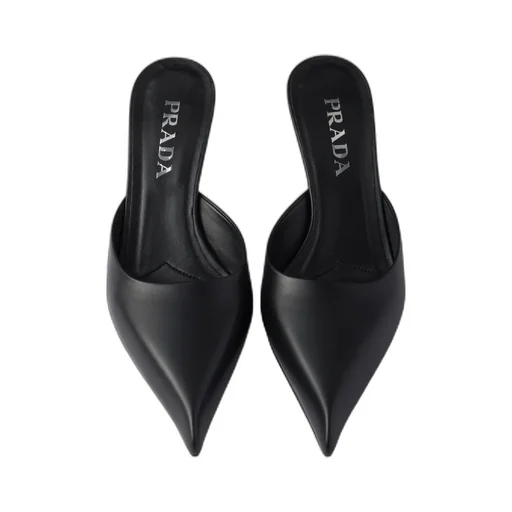 Pointed Toe Slip-On Mules