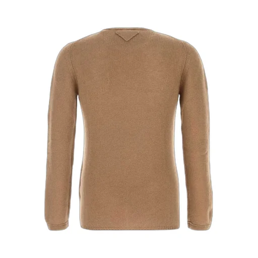 Long-Sleeve Crewneck Knit Sweater