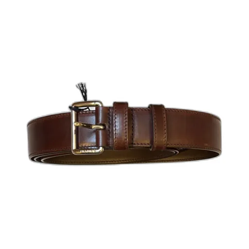 Logo-Engraved Buckle Belt