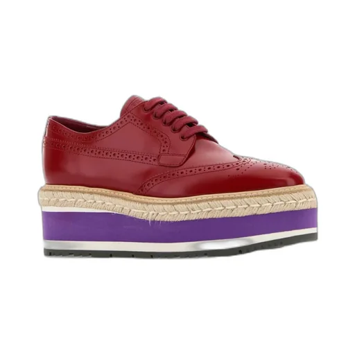 Round-Toe Lace-Up Shoes