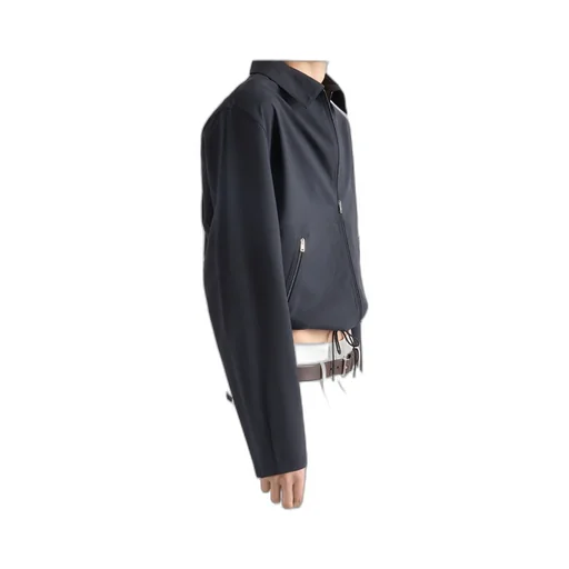 Zip-Up Blouson Jacket