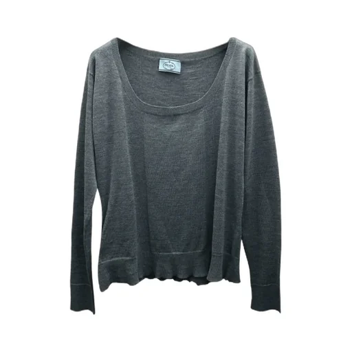 Long-Sleeved Knitted Top