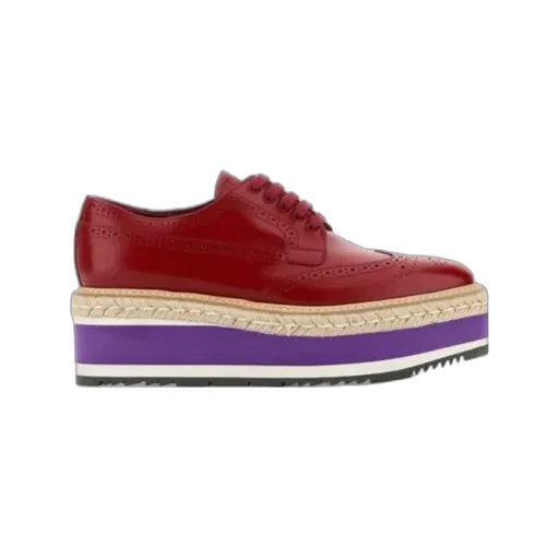 Round-Toe Lace-Up Shoes