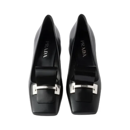 Square-Toe Slip-On Pumps