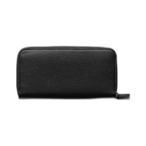 Logo Plaque Zip-Around Wallet