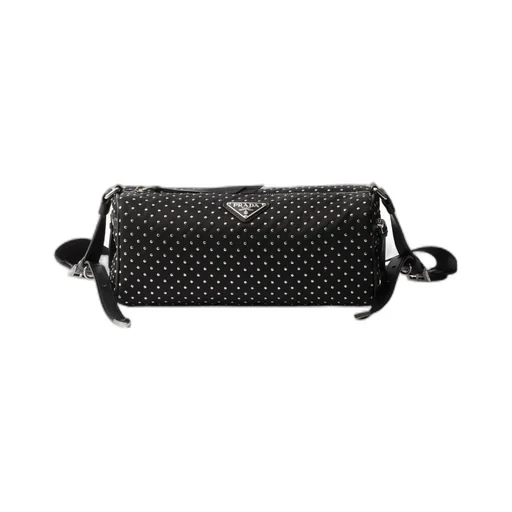 Re-Nylon Bag With Studs
