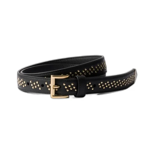 Leather Belt With Studs