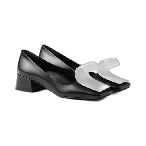 Two-Toned Square-Toe Pumps