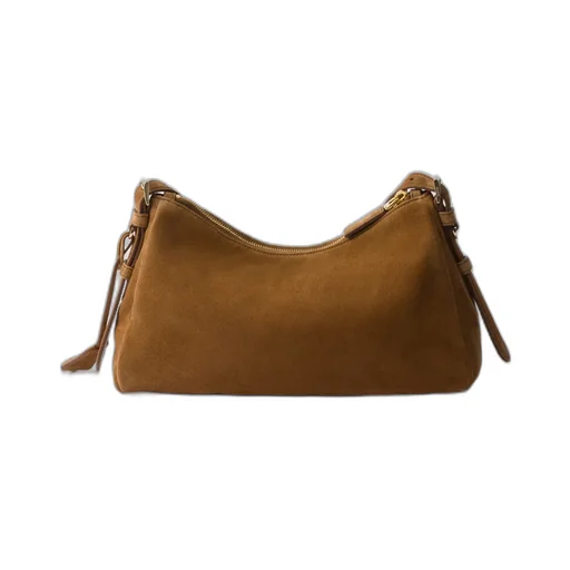 AimÉE Medium Suede Shoulder Bag