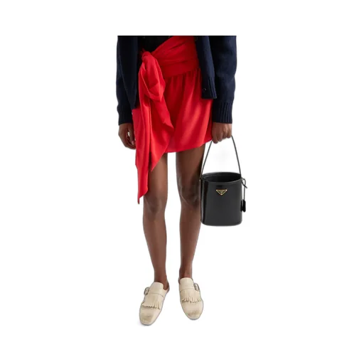 Crepe De Chine Miniskirt