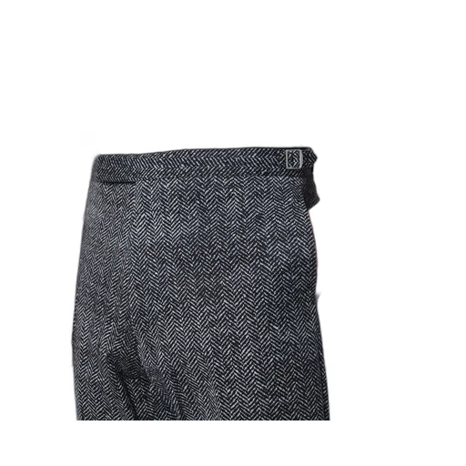 Printed Cotton Gabardine Trousers